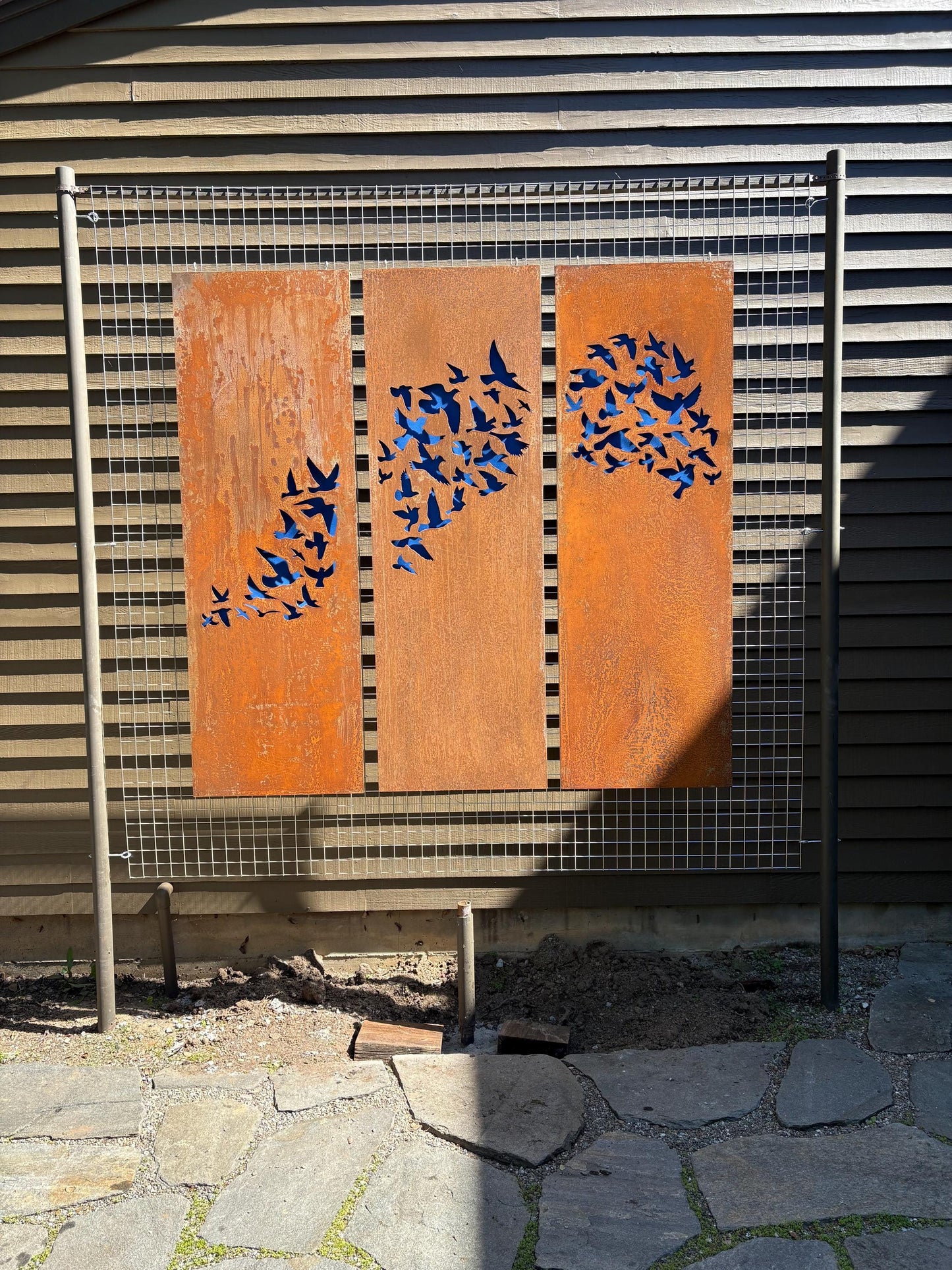 Outdoor Screen Panels or Large Metal Wall Art (46" Inch)