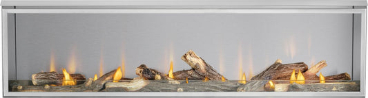 Patio Elegance Galaxy Outdoor Gas Fireplace - GSS74 for Ultimate Outdoor Comfort Backyard Radiance