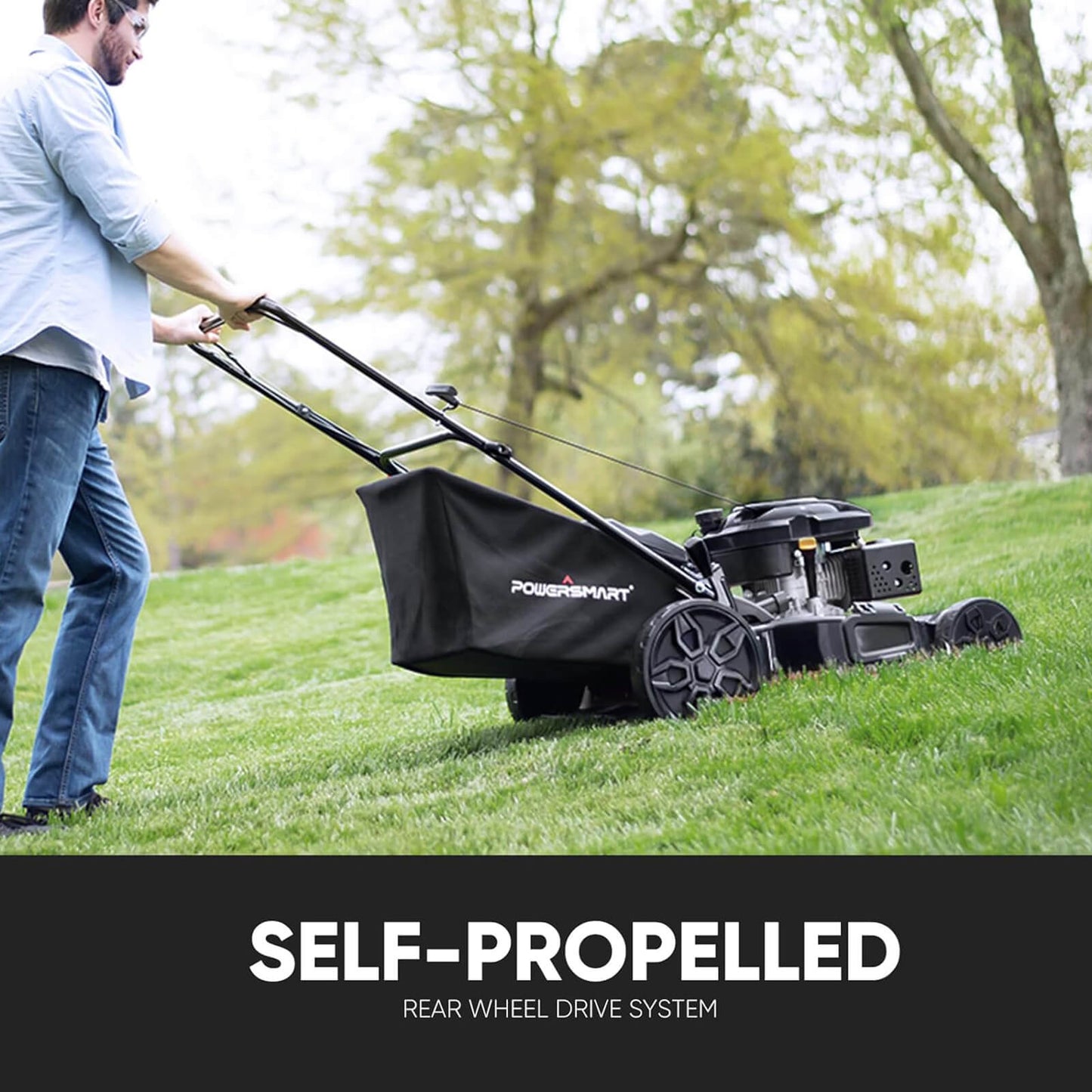 22" Gas Self-Propelled 3-in-1 Lawn Mower V8622S