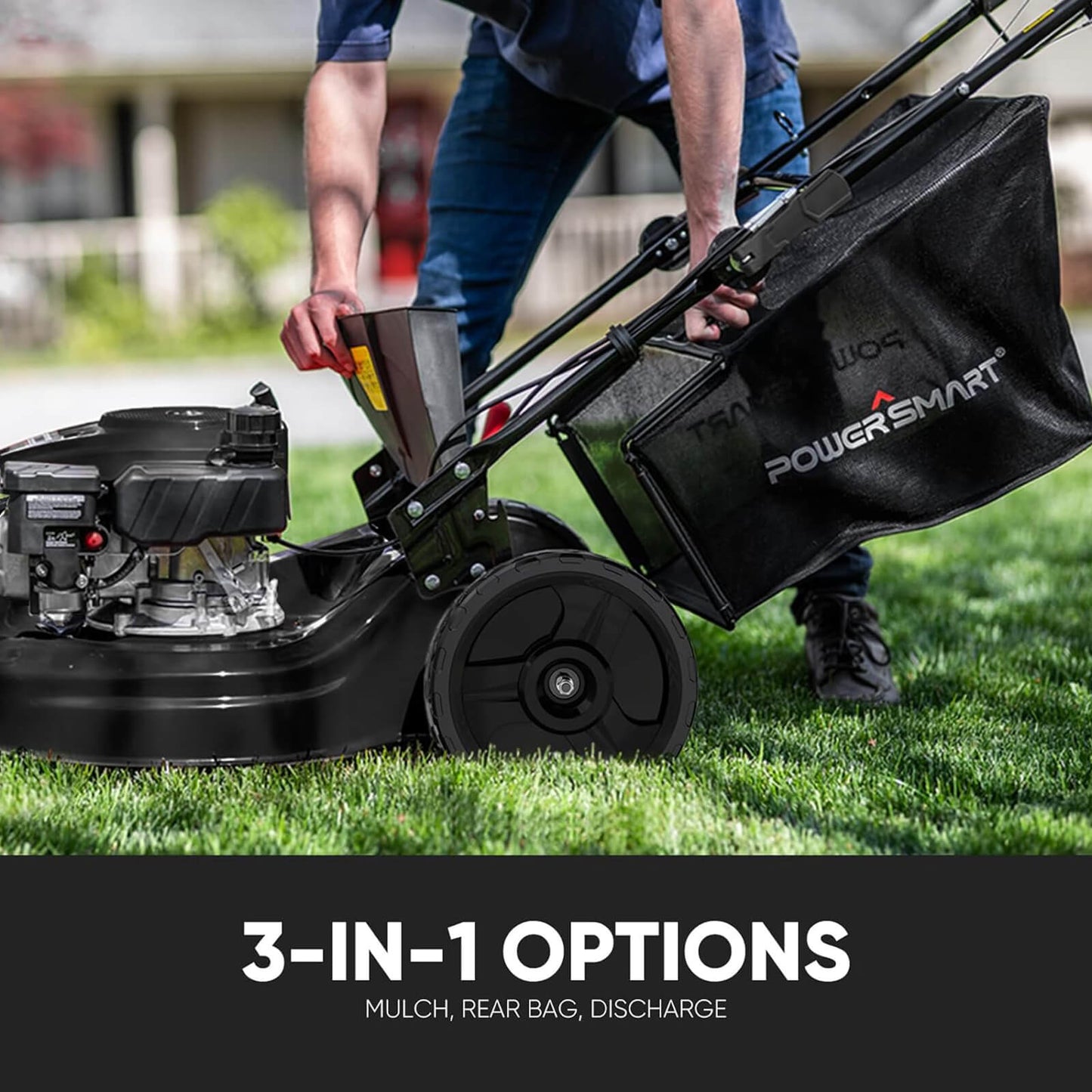 22" Gas Self-Propelled 3-in-1 Lawn Mower V8622S