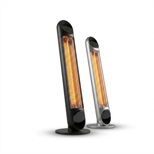 Blade Heaters 1500W (Black) (Silver) — Studio Shot