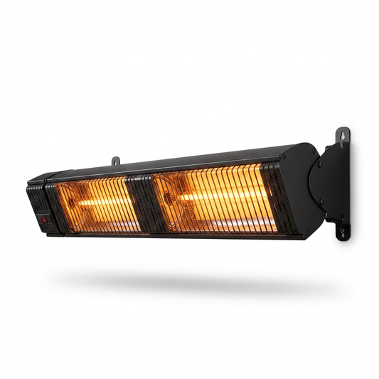 Infrared Electric Patio Heater 3000W Carbon Fiber Heating for Outdoor/Indoor Porch Deck Garage with Remote 24 Hours Timer Hard — Studio Shot