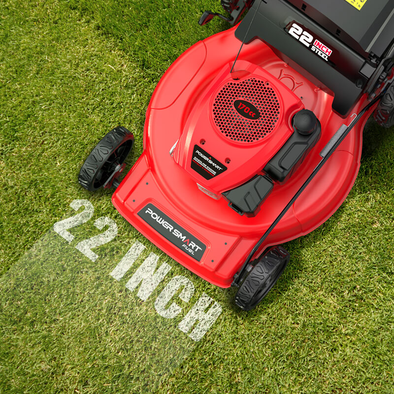 22" Gas Self-Propelled 3-in-1 Lawn Mower V8622S
